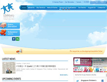 Tablet Screenshot of childrensociety.org.sg